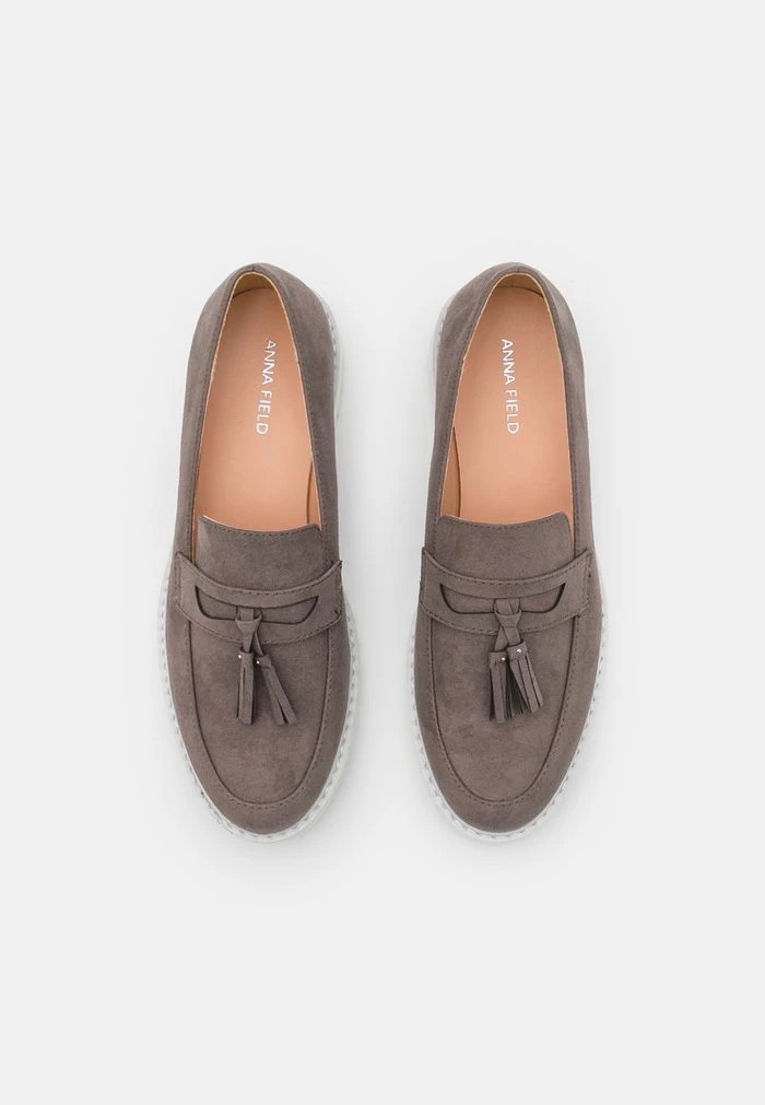 Chaussure Basse ANNA FIELD Anna Field Slip-ons Grise Marron Femme | KVI-9333403